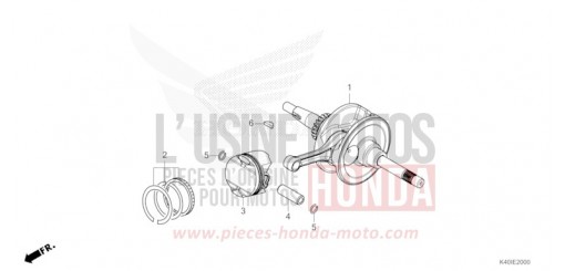 VILEBREQUIN/PISTON NSS125ADT de 2026